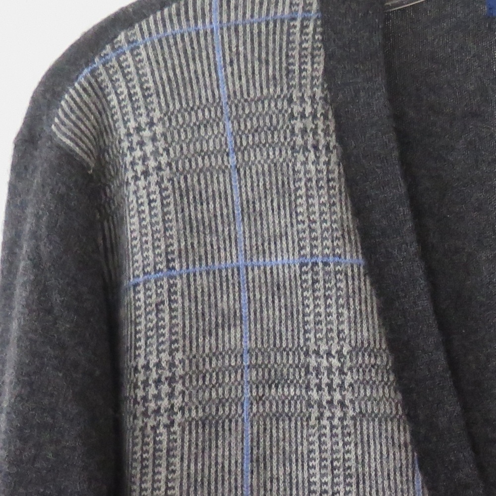 Polo Golf Merino Cardigan, Glen Check Pattern